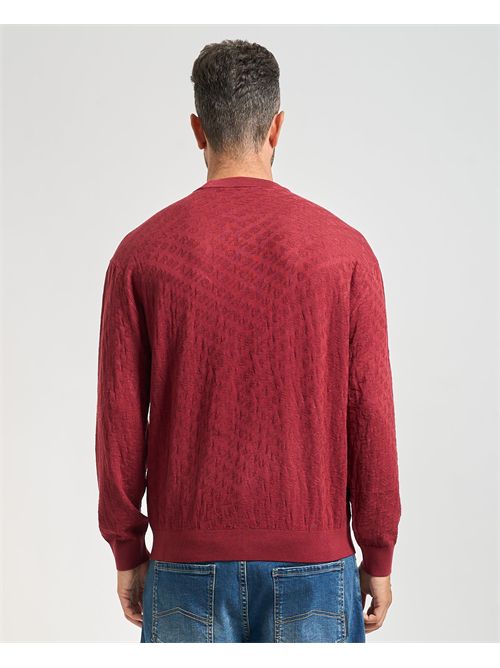 Men's Armani Exchange sweater in viscose blend ARMANI EXCHANGE | XM001316-AF10454UA328
